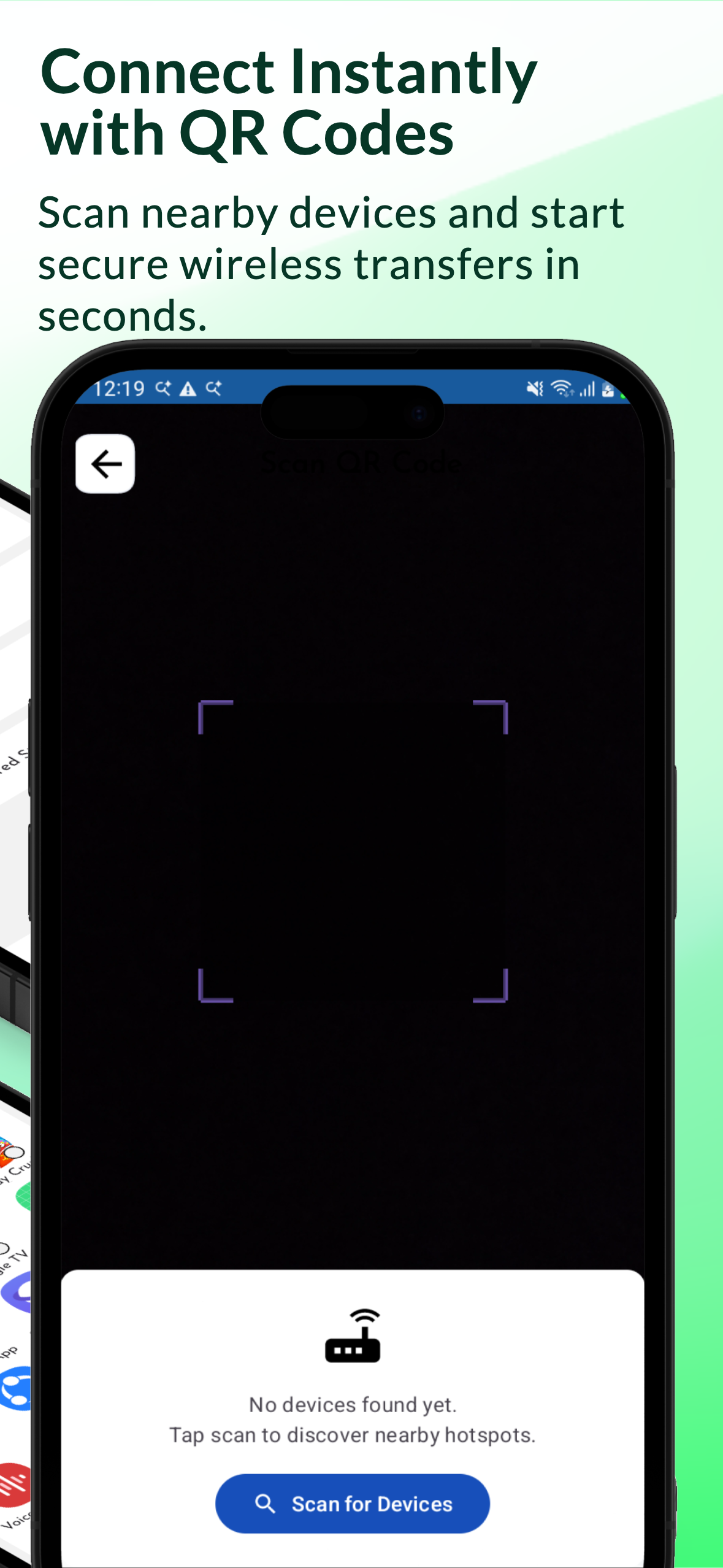Scan QR code to connect